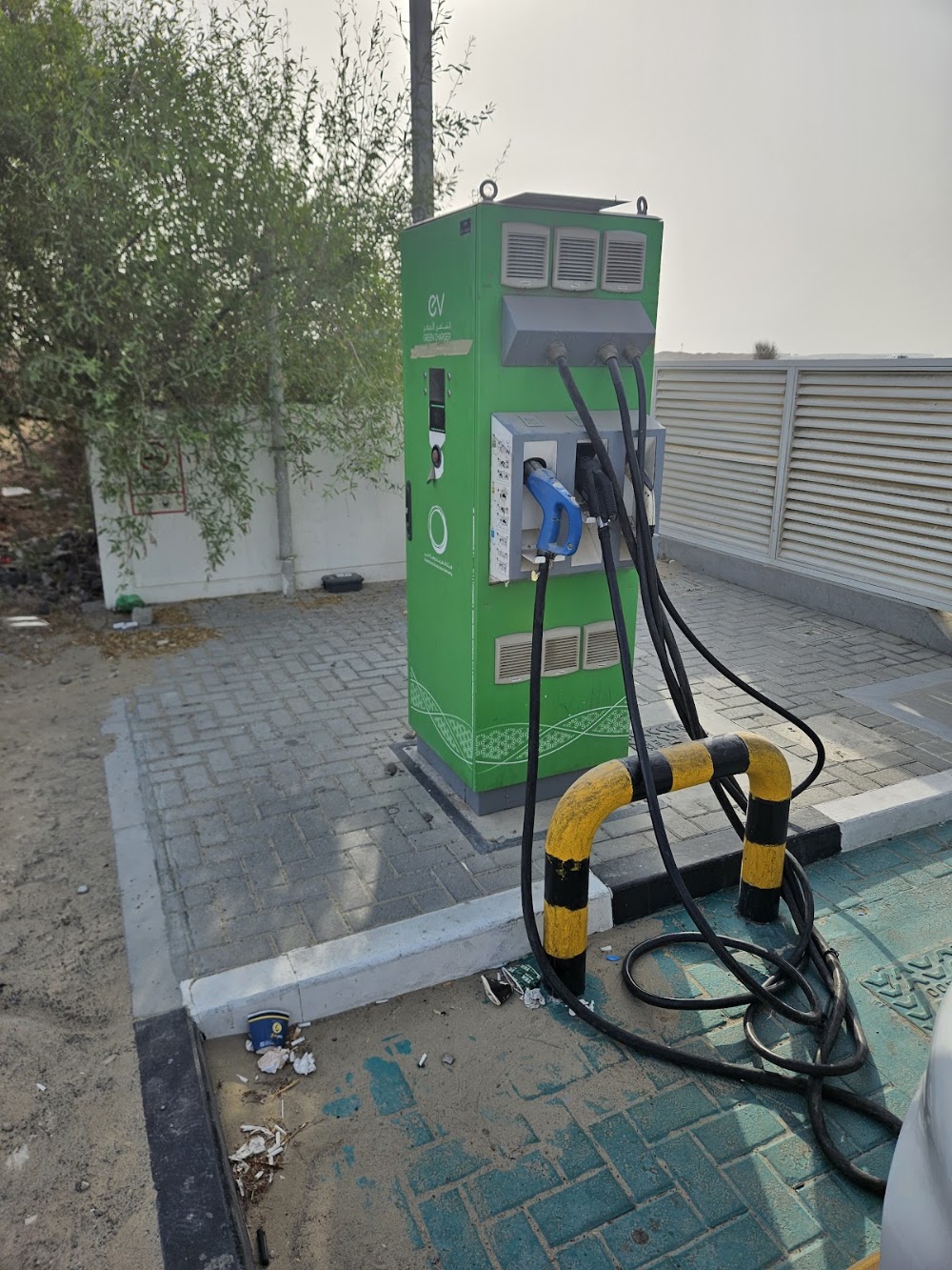 Photo of ENOC filling station EV charging station in Dubai