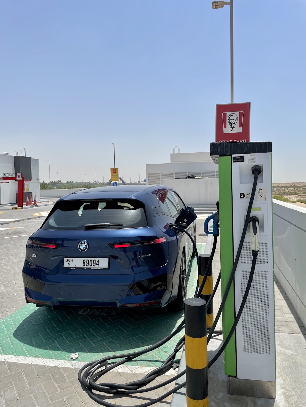 Photo of ENOC EV charging station in Dubai
